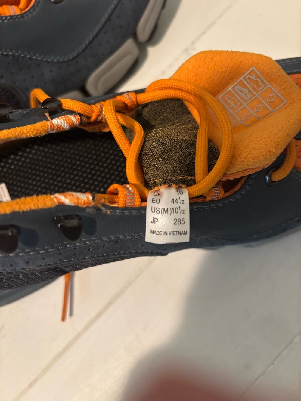 Helly Hansen Skagen Race Series Sailing Shoes Orange Gray Men’s 10.5 NWT - Picture 7 of 7
